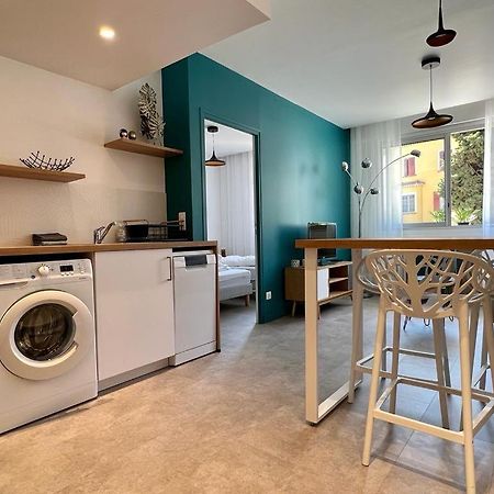 Bd Grosso Apt 4 Prs, 300M Plage, Clim, Parking 尼斯 外观 照片