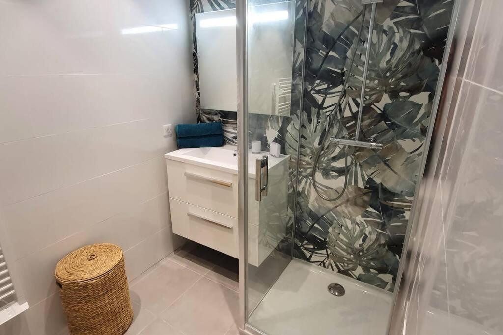 Bd Grosso Apt 4 Prs, 300M Plage, Clim, Parking 尼斯 外观 照片