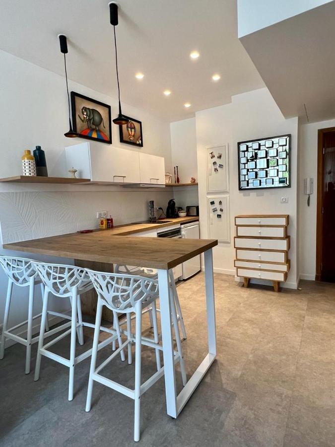 Bd Grosso Apt 4 Prs, 300M Plage, Clim, Parking 尼斯 外观 照片