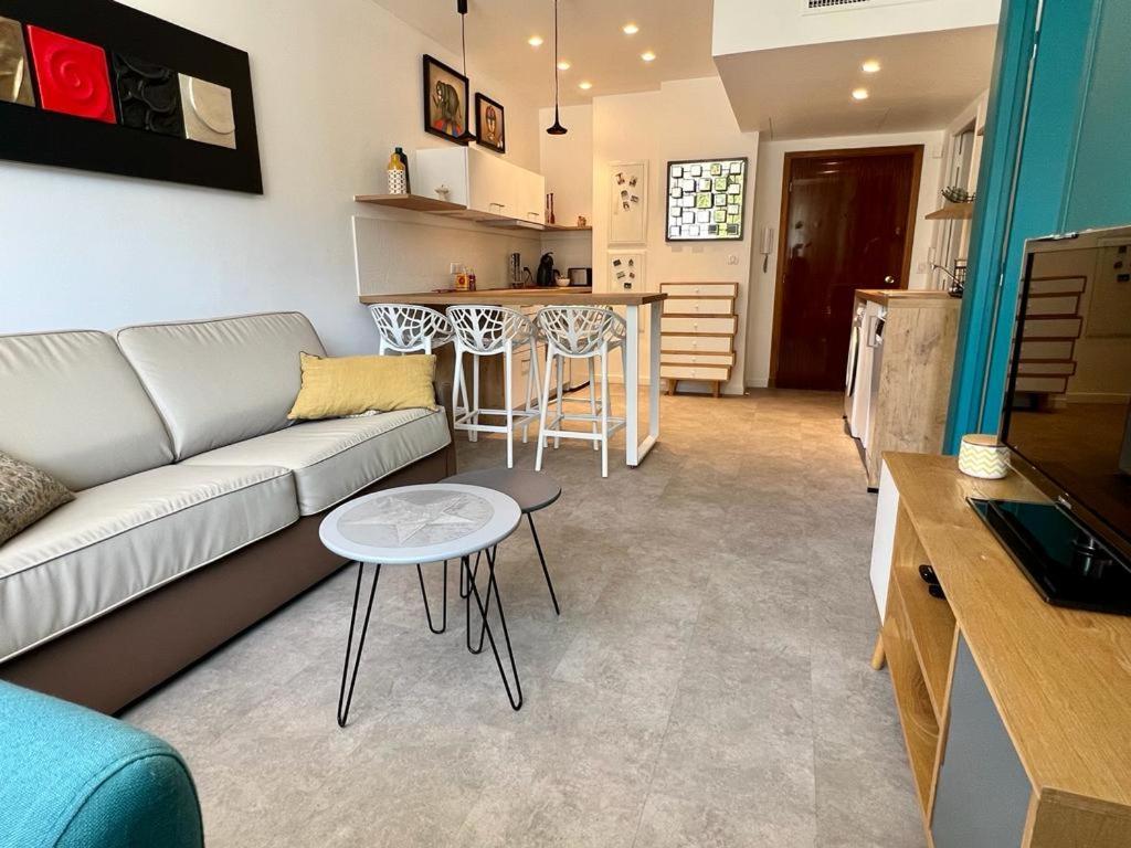 Bd Grosso Apt 4 Prs, 300M Plage, Clim, Parking 尼斯 外观 照片