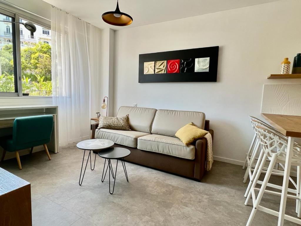 Bd Grosso Apt 4 Prs, 300M Plage, Clim, Parking 尼斯 外观 照片